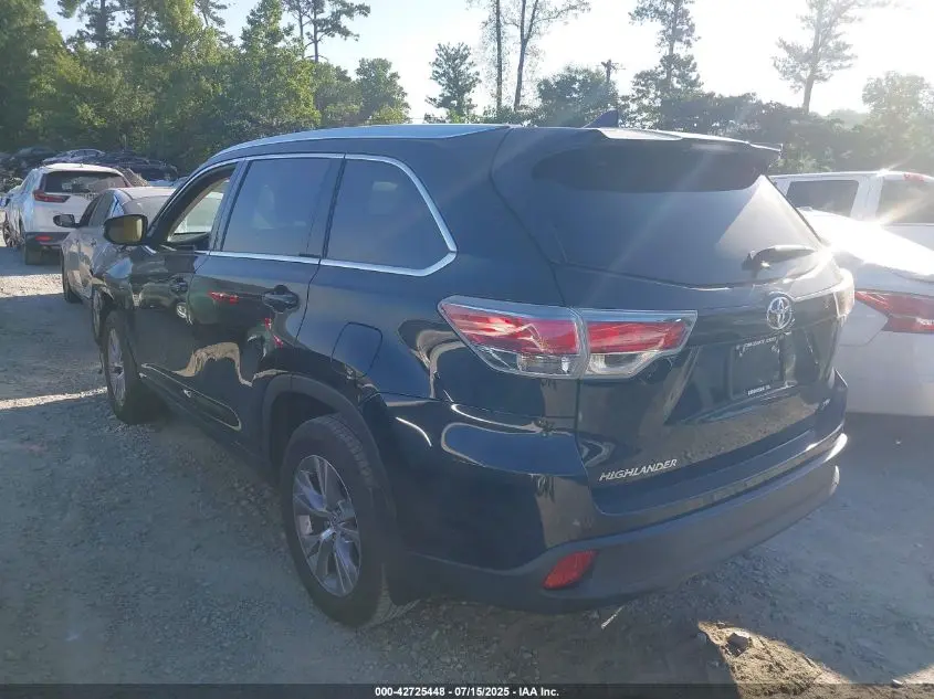 2014 TOYOTA HIGHLANDER XLE V6