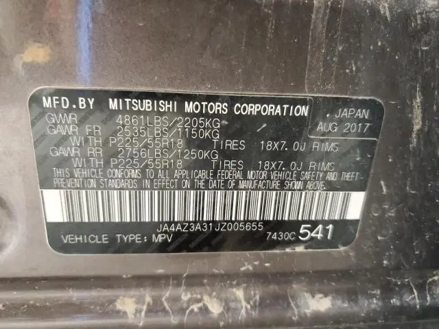 2018 MITSUBISHI OUTLANDER SE  