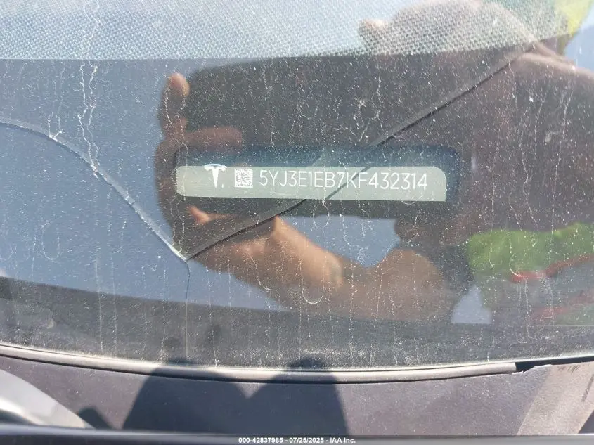 2019 TESLA MODEL 3 LONG RANGE/PERFORMANCE