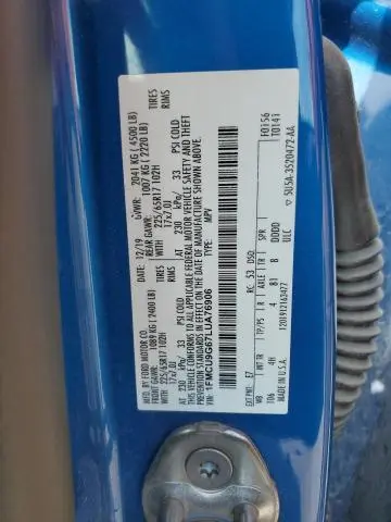 2020 FORD ESCAPE SE  
