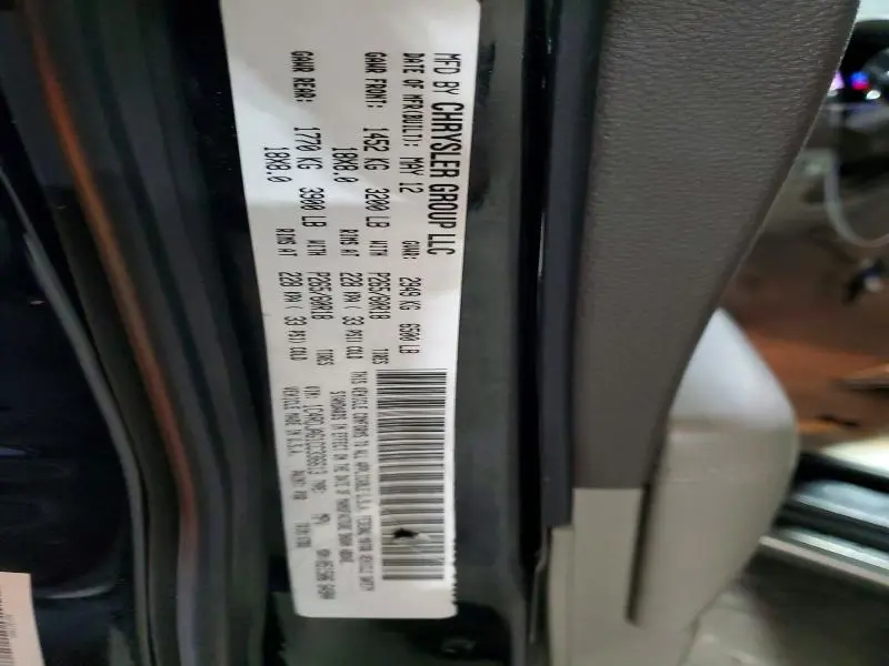 2012 DODGE DURANGO SXT  