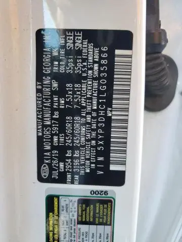 2020 KIA TELLURIDE EX  