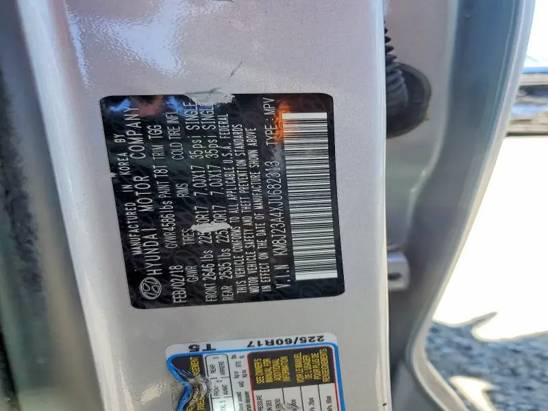 2018 HYUNDAI TUCSON SE  