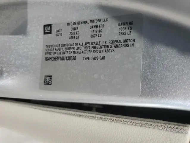 2010 BUICK LUCERNE CXL  