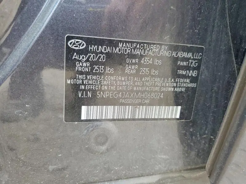 2021 HYUNDAI SONATA SE  