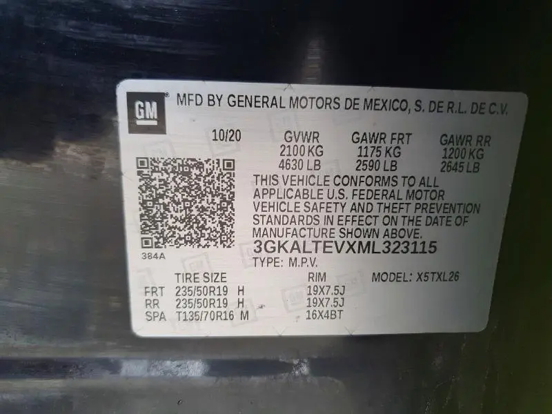 2021 GMC TERRAIN SLE  