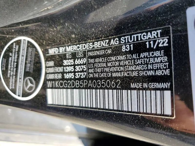 2023 MERCEDES-BENZ EQS SEDAN 450+  