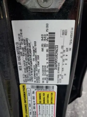 2013 FORD FUSION TITANIUM  