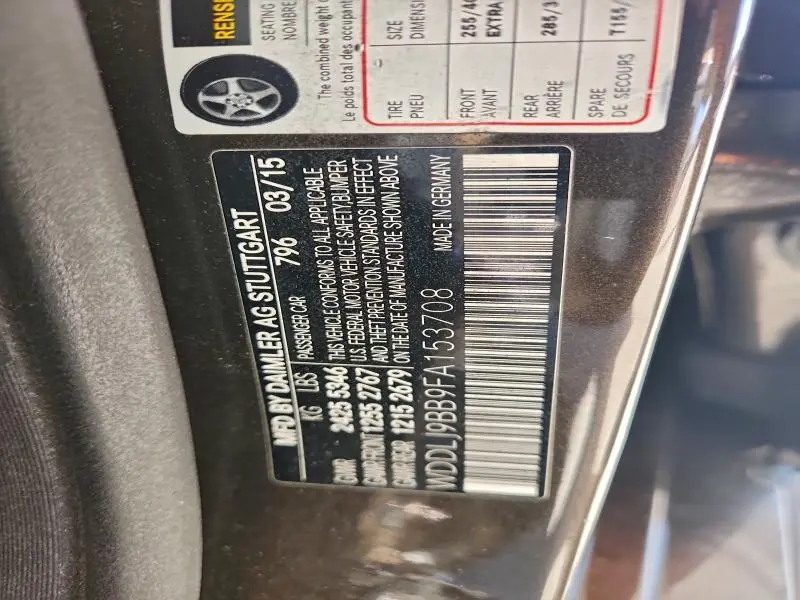 2015 MERCEDES-BENZ CLS 550 4MATIC  