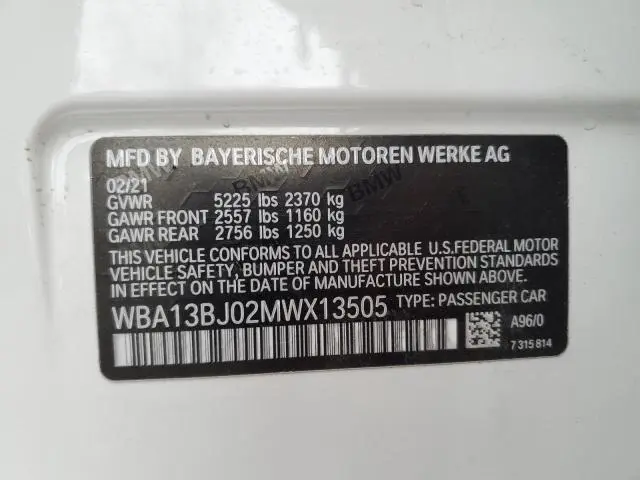 2021 BMW 530 XI