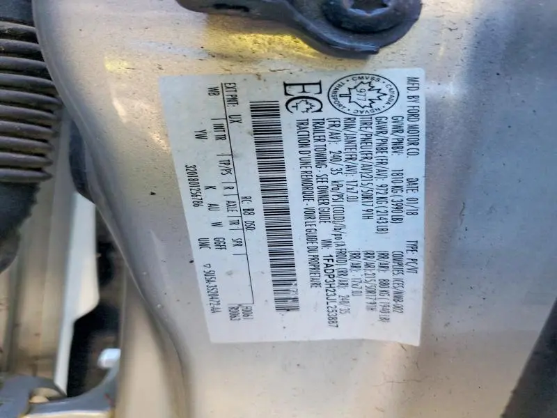 2018 FORD FOCUS SEL  