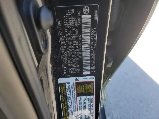 2012 TOYOTA CAMRY BASE  