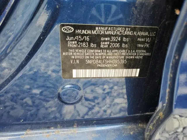 2017 HYUNDAI ELANTRA SE  