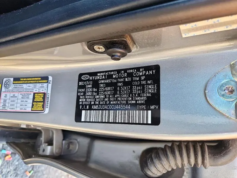 2012 HYUNDAI TUCSON GLS  