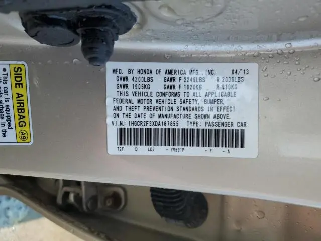 2013 HONDA ACCORD LX  