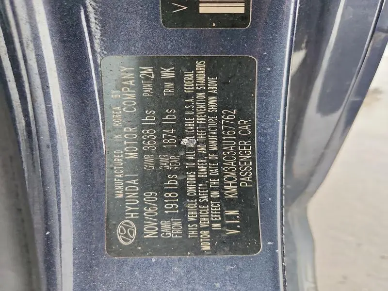 2010 HYUNDAI ACCENT GS  