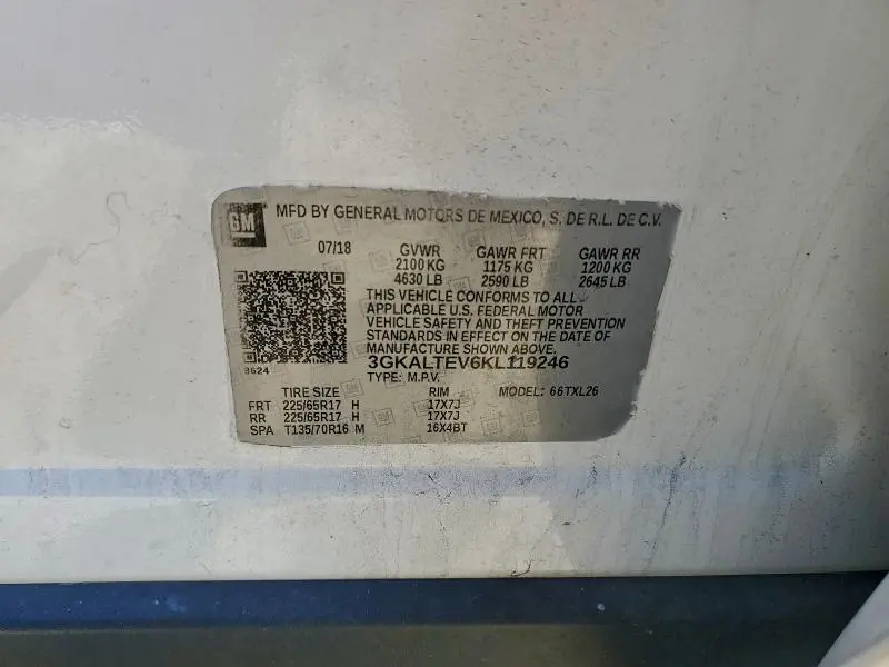 2019 GMC TERRAIN SLE  