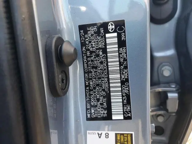 2025 TOYOTA COROLLA LE  