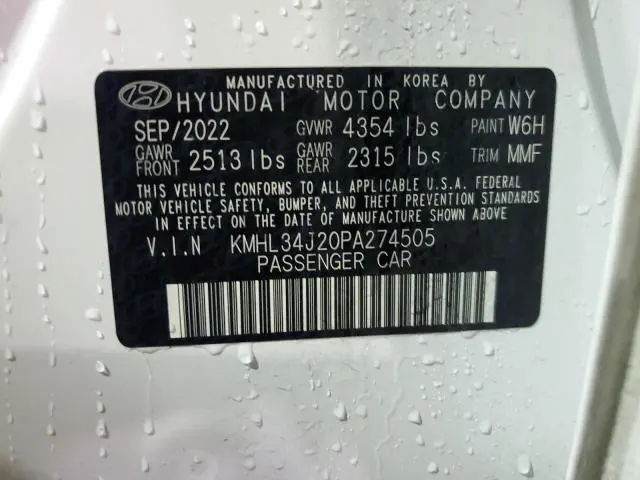 2023 HYUNDAI SONATA LIMITED  