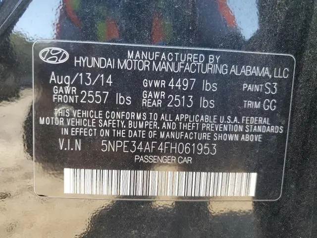 2015 HYUNDAI SONATA SPORT  