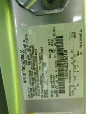 2014 FORD FUSION SE HYBRID  