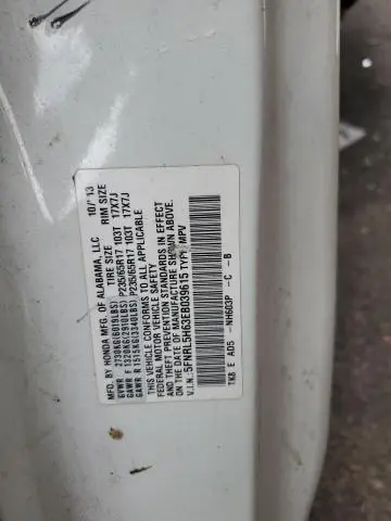 2014 HONDA ODYSSEY EXL  