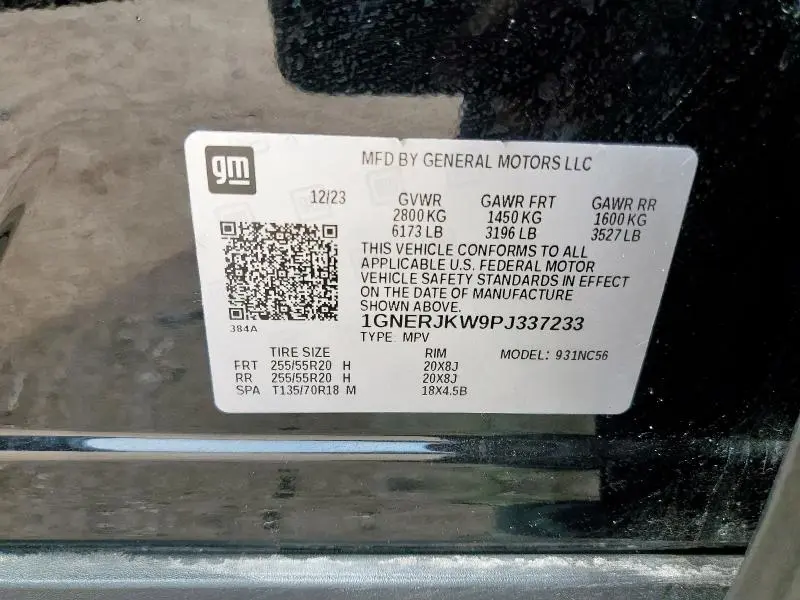 2023 CHEVROLET TRAVERSE RS  