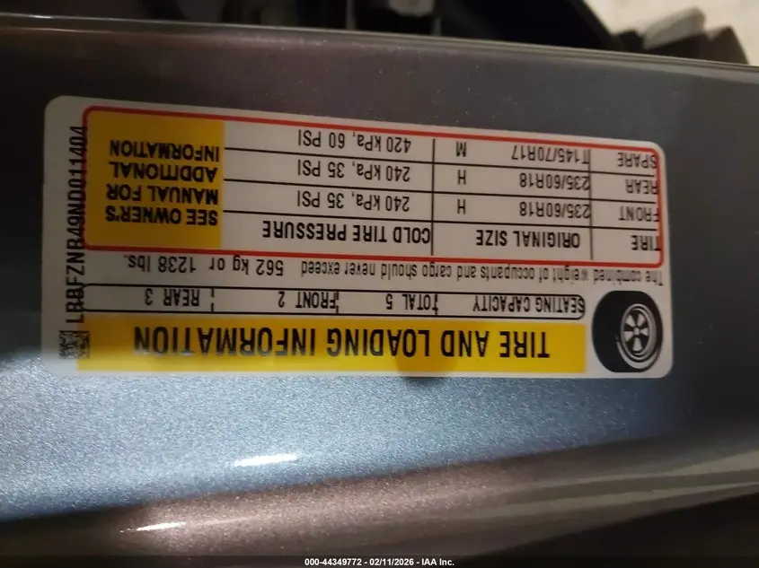 2022 BUICK ENVISION FWD ESSENCE