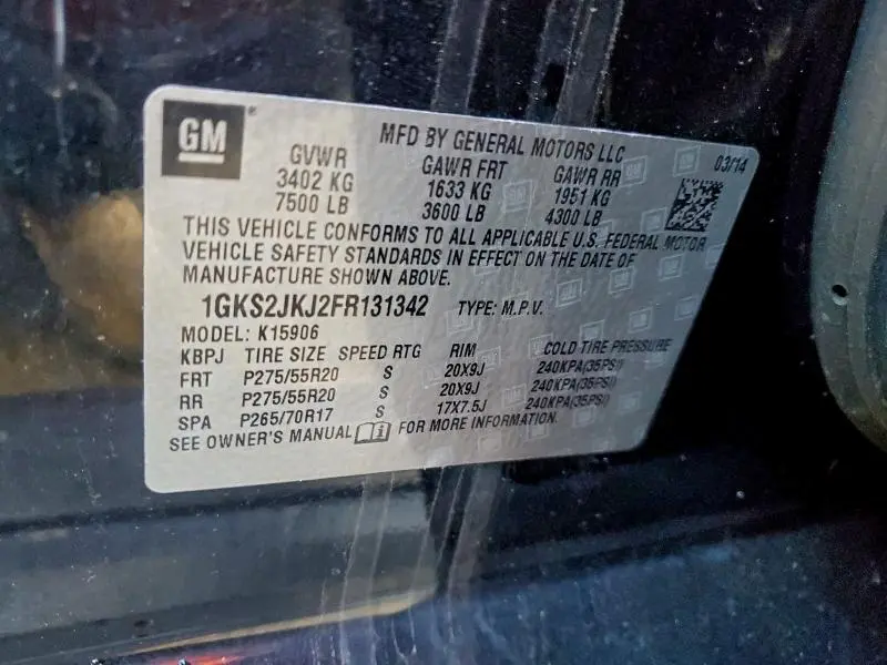 2015 GMC YUKON XL DENALI  