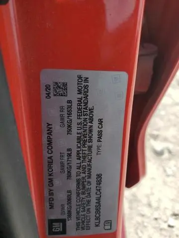 2020 CHEVROLET SPARK LS  