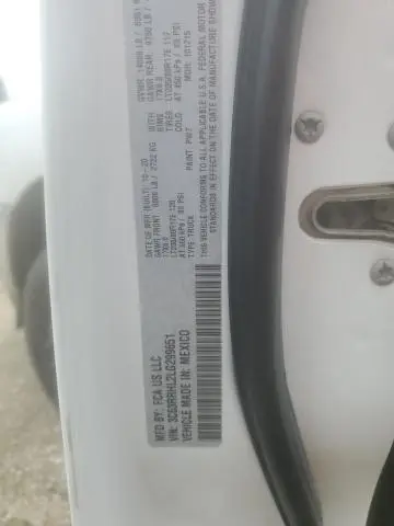 2020 RAM 3500 BIG HORN  