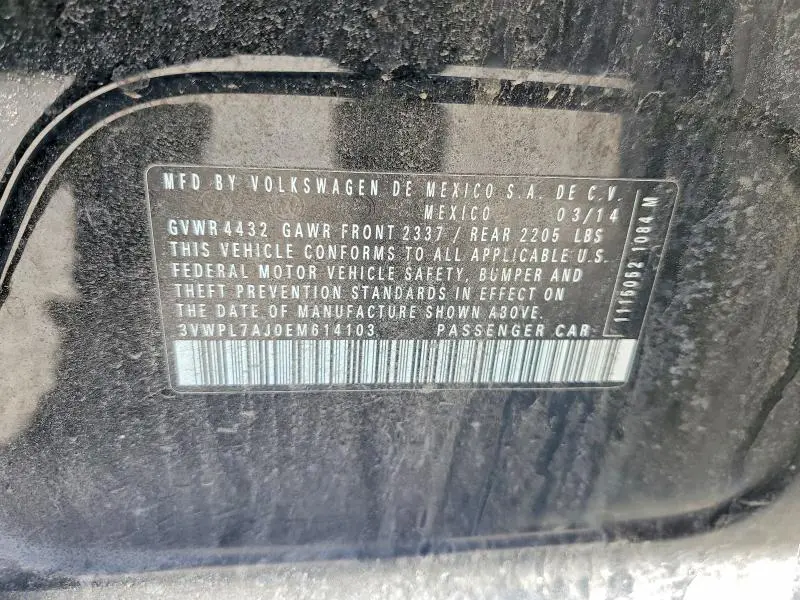 2014 VOLKSWAGEN JETTA TDI  