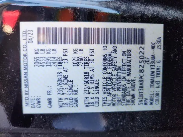 2023 NISSAN ROGUE SV  