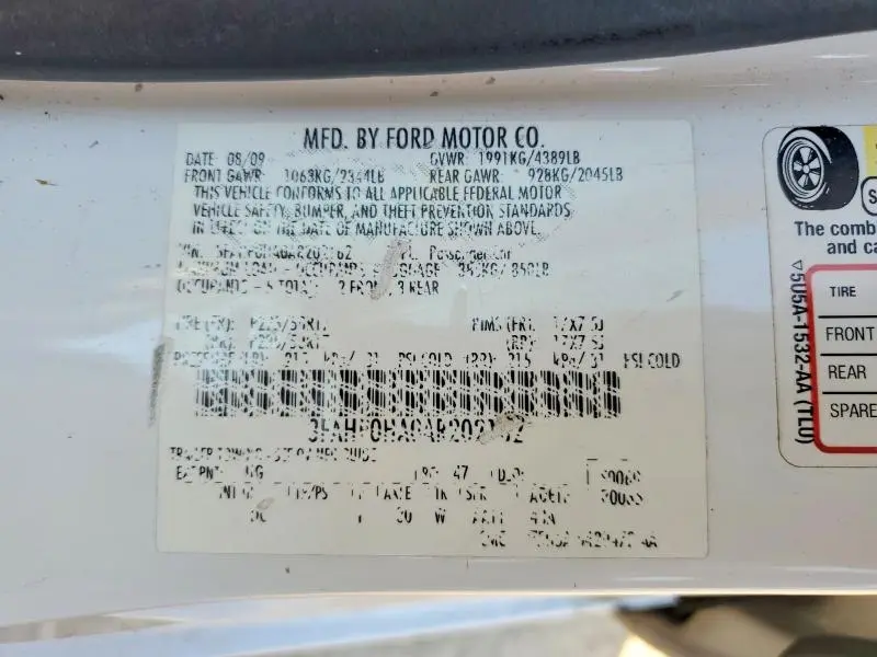 2010 FORD FUSION SE  