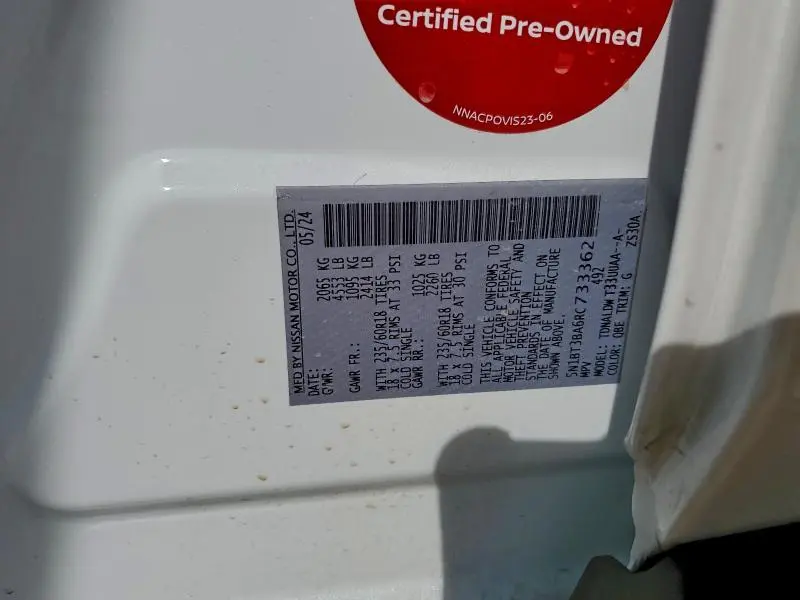 2024 NISSAN ROGUE SV  