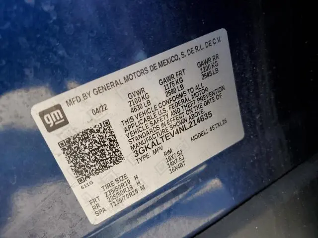 2022 GMC TERRAIN SLE  