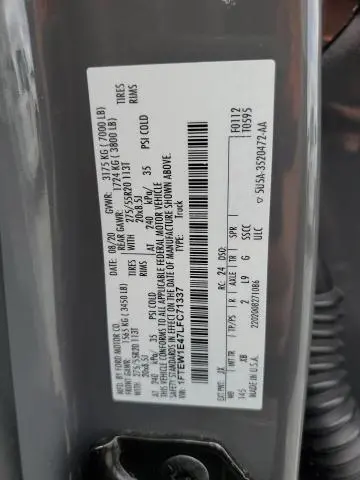 2020 FORD F150 SUPERCREW  