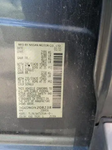 2015 NISSAN MURANO S