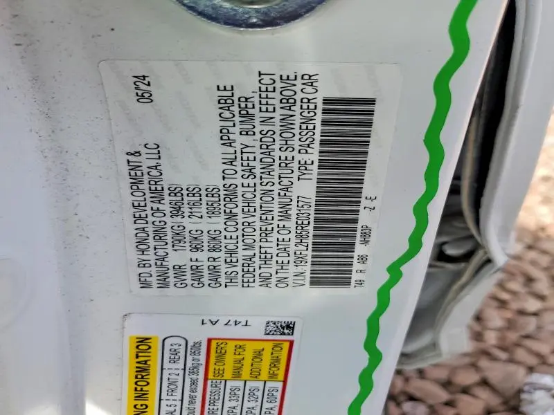 2024 HONDA CIVIC SPORT  