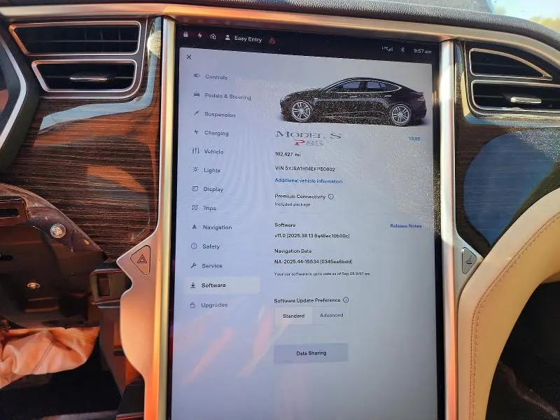 2014 TESLA MODEL S   