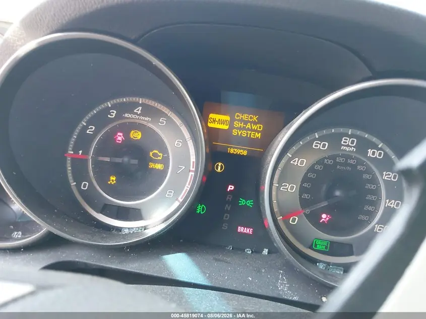 2012 ACURA MDX TECHNOLOGY PACKAGE