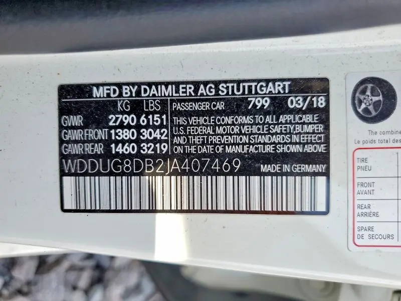 2018 MERCEDES-BENZ S 560  
