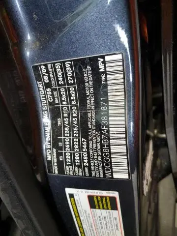 2010 MERCEDES-BENZ GLK 350 4MATIC  