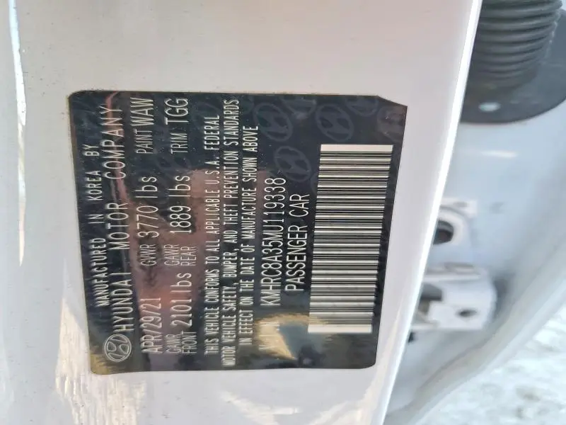 2021 HYUNDAI VENUE SEL  