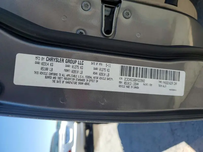 2011 CHRYSLER 300 LIMITED  