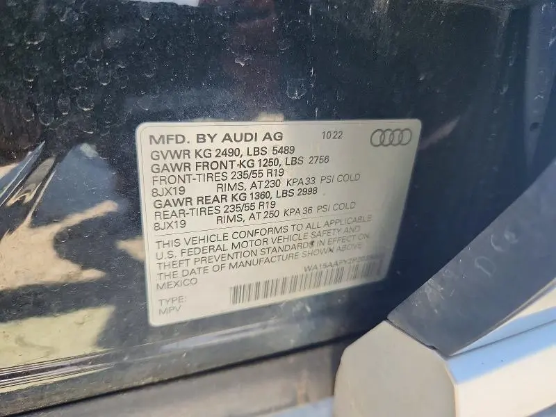 2023 AUDI Q5 SPORTBACK PRM PLS 45  