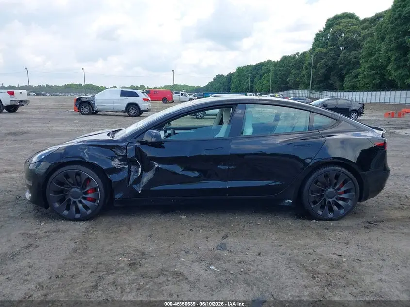 2022 TESLA MODEL 3 PERFORMANCE DUAL MOTOR ALL-WHEEL DRIVE