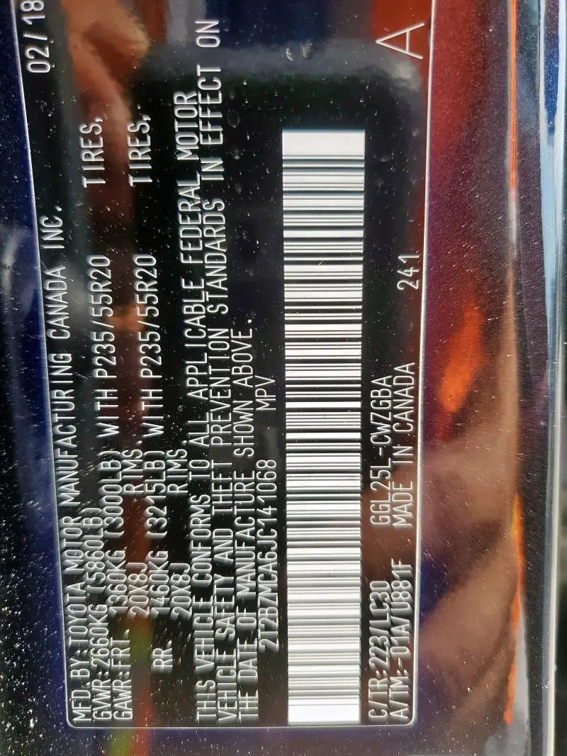 2018 LEXUS RX 350 BASE  