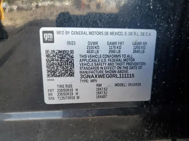 2024 CHEVROLET EQUINOX RS  