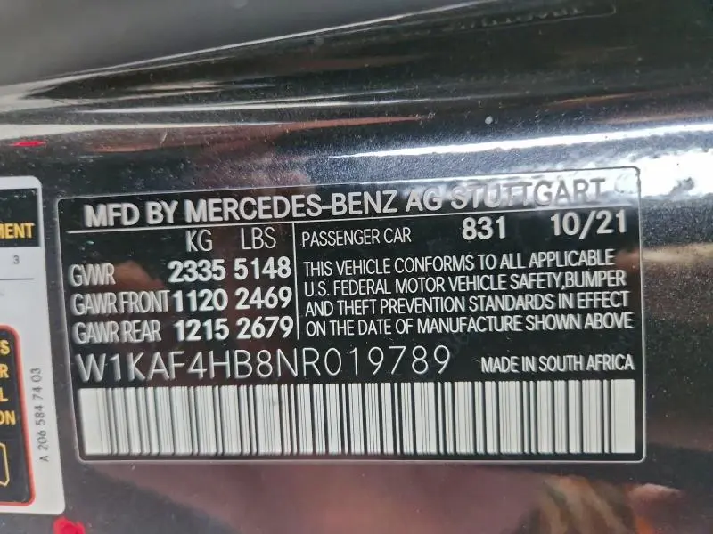 2022 MERCEDES-BENZ C 300 4MATIC  